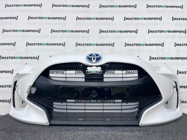 Toyota Yaris Style Xp210 Hatchback 2020-2025 Front Bumper White Genuine [t613]