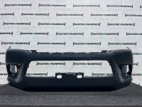 Toyota Hilux Double Cab Pickup Mk8 2016-2020 Front Bumper Texture Genuine [t643]