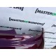 Vauxhall Adam Se Hatchback 2013-2017 Rear Bumper Red No Pdc Genuine [q168]