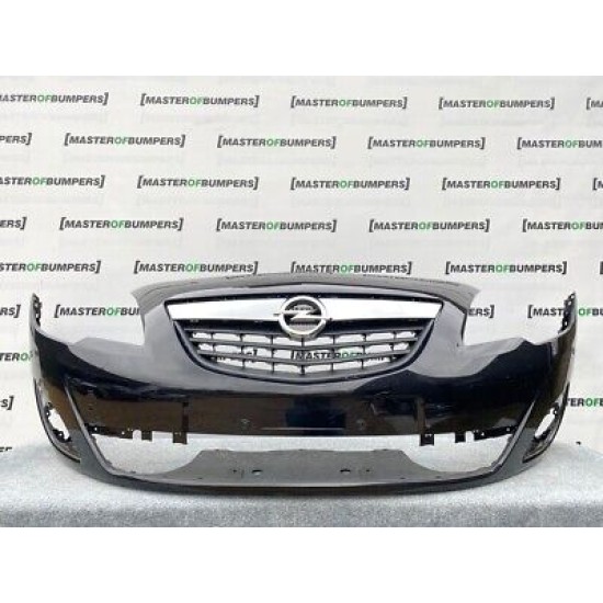 Vauxhall Meriva B 2010-2014 Front Bumper In Black With Grill Genuine [q625]