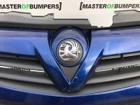 Vauxhall Corsa D Sri 2007-2011 Front Bumper In Blue With Grill [q501]