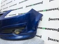 Vauxhall Corsa D Sri 2007-2011 Front Bumper In Blue With Grill [q501]
