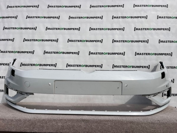 VW Golf Se Mk7.5 Hatchback 2017-2019 Front Bumper 6 Pdc +jets Genuine [v277]