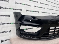 VW Golf R Line Mk7 Hatchback 2012-2016 Front Bumper 4 Pdc +jets Genuine [v224]