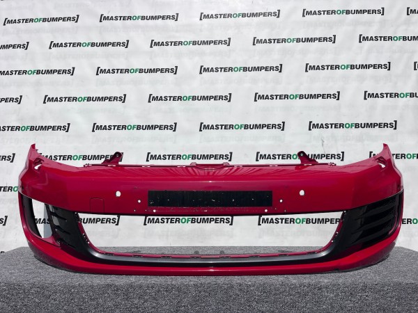 VW Golf Gti Gtd Mk6 Hatchback 2009-2012 Front Bumper 6 Pdc +jets Genuine [v318]