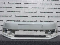 VW Polo Se Bluemotion 6c 2014-2017 Front Bumper No Pdc No Jets Genuine [v315]