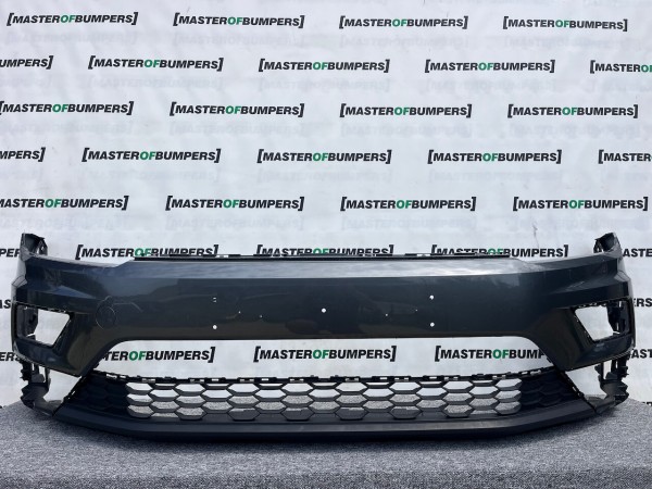 VW Tiguan Se Mk2 Suv 2016-2019 Front Bumper 4 Pdc No Jets Genuine [v799]