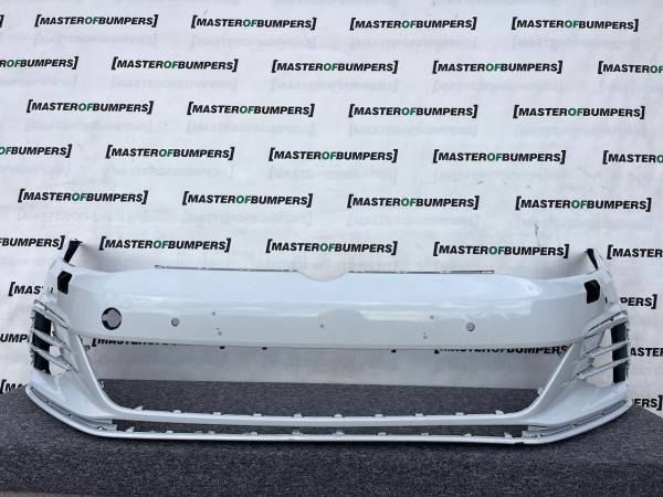 VW Golf Gti Mk7 Lift Hatchback 2017-2019 Front Bumper 4 Pdc + Jet Genuine [v344]