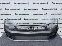 VW Polo Gti R Line Hatchback Mk6 2017-2021 Front Bumper 4 Pdc Genuine [v347]