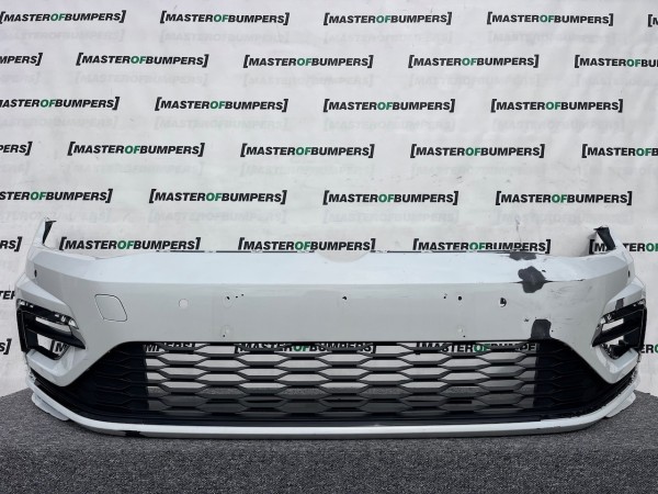 VW Golf R Line Mk7.5 Hatchba 2017-2019 Front Bumper 4 Pdc No Jets Genuine [v361]