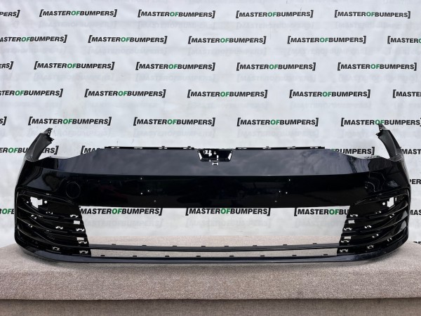 VW Golf Life Se Mk8 Hatchback 2020-2024 Front Bumper Black Genuine [v64]