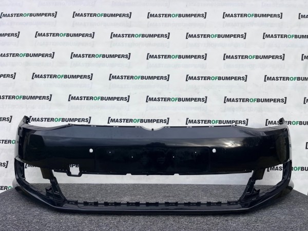 VW Sharan Sel Highline Mk2 Mpv 2011-2021 Front Bumper 6 Pdc +jets Genuine [v476]