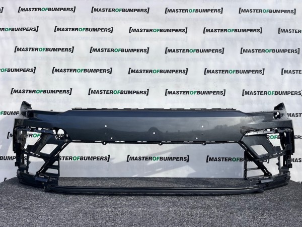 VW Tiguan R Line Mk2 Suv 2016-2019 Front Bumper 4 Pdc + Jets Genuine [v485]