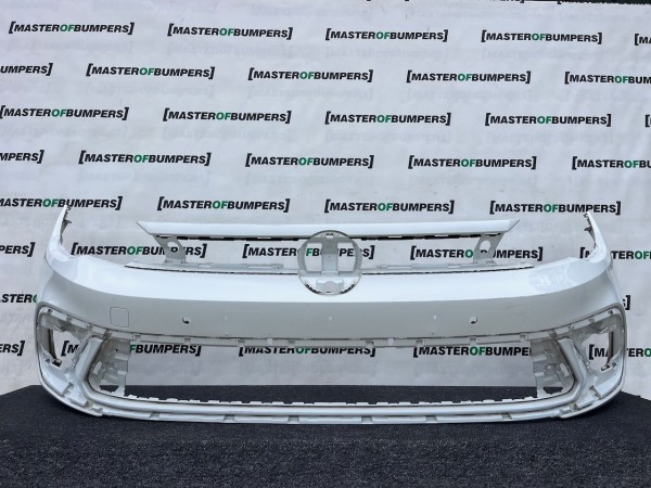 VW Polo Se Mk6 Facelift 2021-2024 Front Bumper 4 Pdc Genuine [v525]