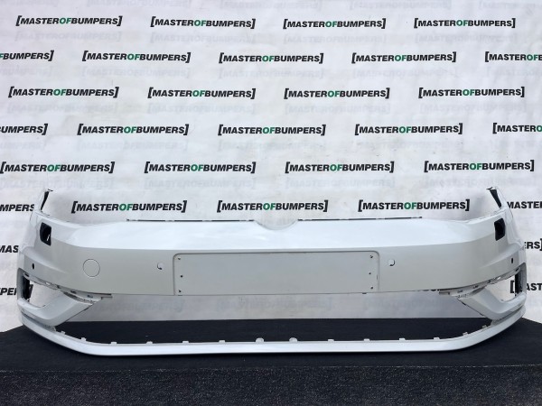 VW Golf Se Mk7.5 Hatchback 2017-2019 Front Bumper 4 Pdc +jets Genuine [v632]