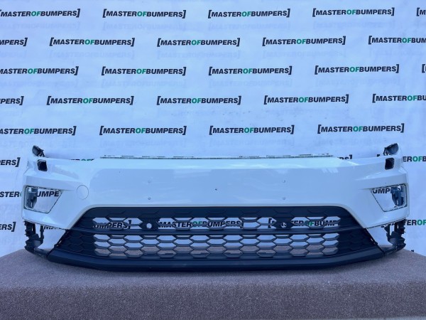 VW Tiguan Sel Bluemtion Mk2 Suv 2016-2019 Front Bumper 4 Pdc Jets Genuine [v651]