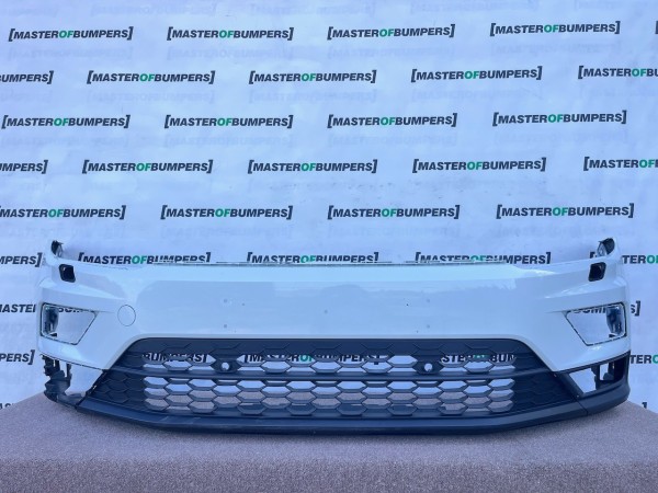 VW Tiguan Sel Bluemtion Mk2 Suv 2016-2019 Front Bumper 4 Pdc Jets Genuine [v652]