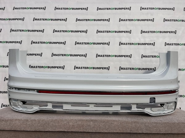 VW Tiguan R Line Mk2 Lift 2020-2023 Rear Bumper White 6 Pdc Genuine [v255]