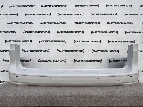 VW Caddy Maxi Van Mpv Mk5 2020-2025 Rear Bumper White 4 Pdc Genuine [v256]