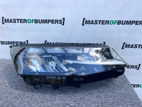 VW Transporter T7 Off Grid 2024-on Led Headlight Right Side Uk Spec Silver Trim VW Transporter T7 Off Grid 2024-on Led Headlight Right Side Uk Spec Silver Trim