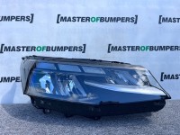 VW Transporter T7 Off Grid 2024-on Led Headlight Right Side Uk Spec Silver Trim