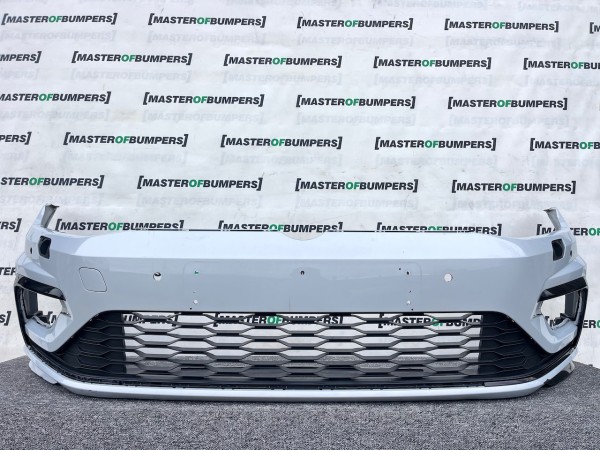 VW Golf R Line Mk7.5 Hatchback 2017-2019 Front Bumper 6 Pdc +jets Genuine [v480]