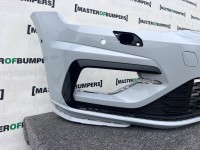 VW Golf R Line Mk7.5 Hatchback 2017-2019 Front Bumper 6 Pdc +jets Genuine [v480]