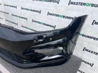 VW Golf R Line Mk7.5 Hatchback 2017-2019 Front Bumper 4 Pdc +jets Genuine [v550]