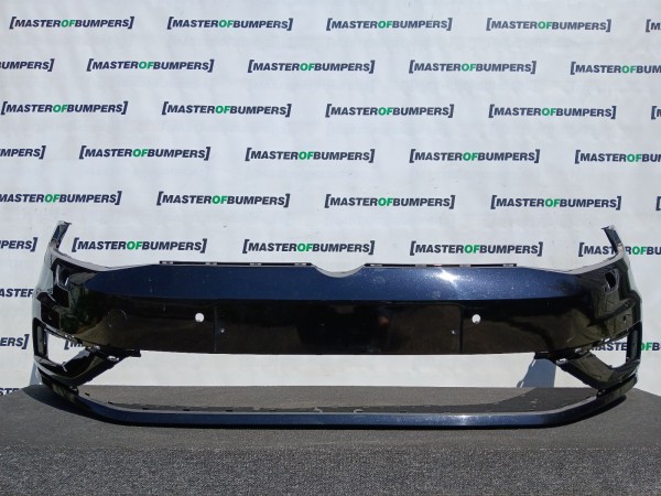 VW Golf Se Mk7.5 Hatchback 2017-2019 Front Bumper 4 Pdc +jets Genuine [v577]