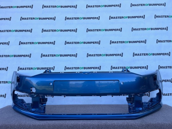 VW Polo Se Gt Bluemotion 6c 2014-2017 Front Bumper 4 Pdc +jets Genuine [v648]