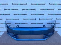 VW Polo Se Gt Bluemotion 6c 2014-2017 Front Bumper 4 Pdc +jets Genuine [v648]