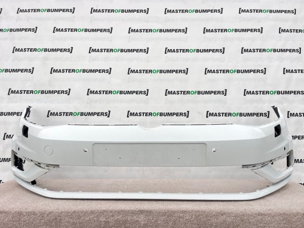 VW Golf Se Mk7 Lift 7.5 Hatch 2017-2019 Front Bumper 4 Pdc +jets Genuine [v230]