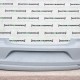 VW Polo Se Comfort Mk5 Lift 2014-2017 Rear Bumper Primer No Pdc Genuine [v237]