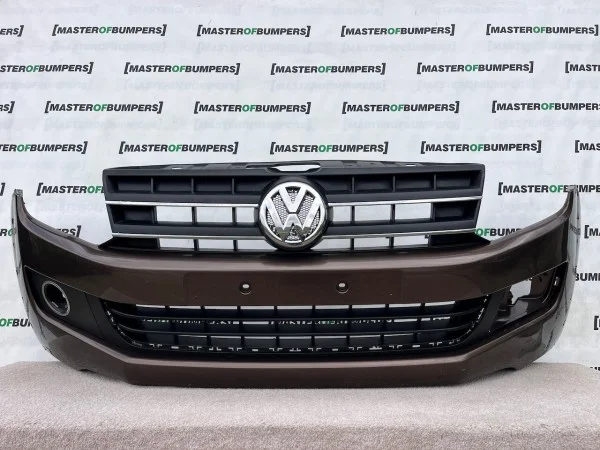 VW Amarok D-cab Pickup Mk1 2011-2016 Front Bumper No Pdc Genuine [v290]