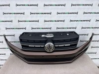 VW Amarok D-cab Pickup Mk1 2011-2016 Front Bumper No Pdc Genuine [v290]
