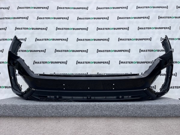 VW Touareg R Line Tdi V6 Mk3 2019-2023 Front Bumper 6 Pdc +jets Genuine [v321]