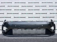 VW Golf R Line Mk7.5 Hatchback 2017-2019 Front Bumper 4 Pdc +jets Genuine [v388]