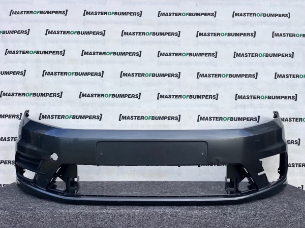 VW Caddy Passenger Short Maxi 2015-19 Front Bumper No Pdc No Jets Genuine [v468]