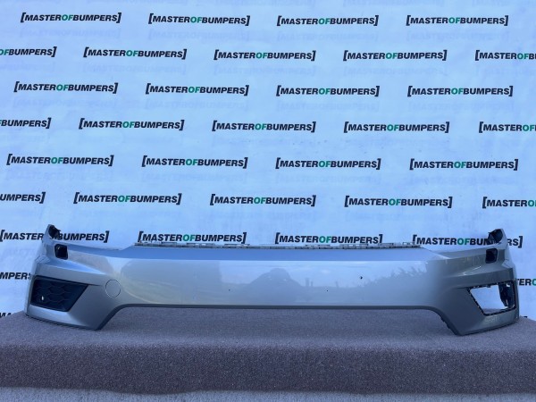 VW Tiguan Sel Bluemtion Mk2 Suv 2016-2019 Front Bumper 6 Pdc Jets Genuine [v650]