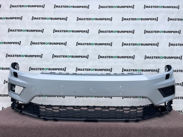 VW Tiguan Sel Bluemtion Mk2 Suv 2016-2019 Front Bumper 6 Pdc Jets Genuine [v681]