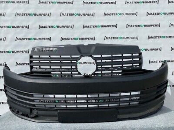 VW Transporter T6 2016-2019 Front Bumper Textured With Grill Genuine VW Transporter T6 2016-2019 Front Bumper Textured With Grill Genuine