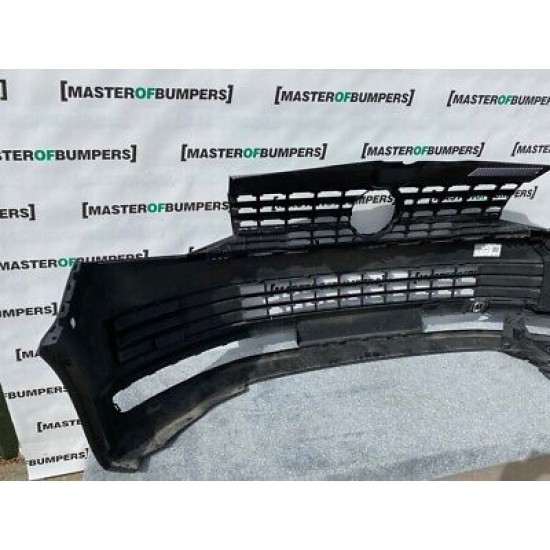 VW Transporter T6 2016-2019 Front Bumper Textured With Grill Genuine