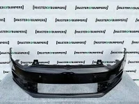 VW Polo Se Bluemotion 6c 2014-2017 Front Bumper In Black 4 Pdc Genuine [v353]
