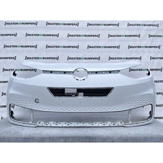 VW Id3 Id.3 2020-on Front Bumper White With Inner Bracket 4 Pdc Genuine [v440]