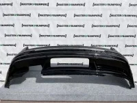 VW Tiguan R Line Mk2 2016-2019 Rear Bumper Black 6 Pdc Genuine [v610]