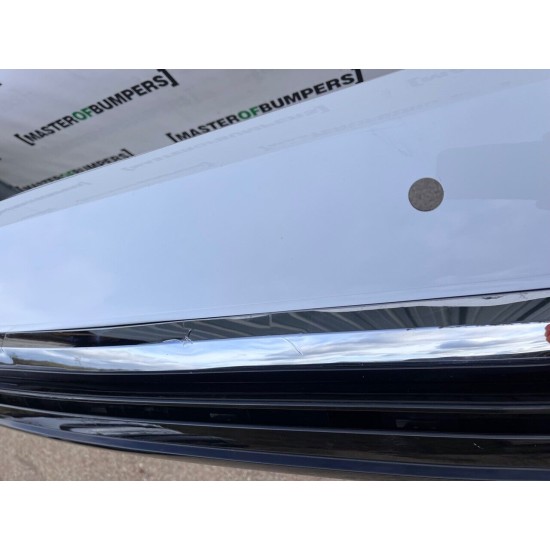 VW Touareg Sel Mk3 2018-on Rear Bumper White 6 Pdc Genuine [v695]