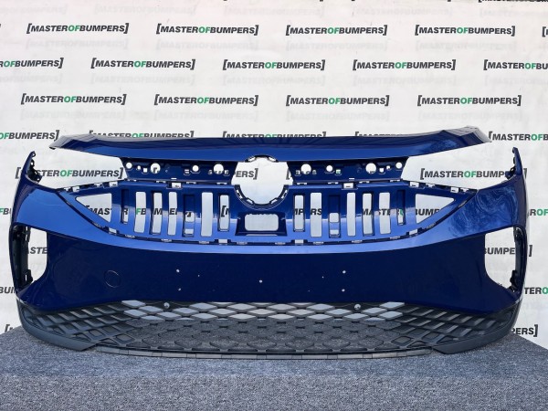 VW Id4 Id.4 Life Max 2021-2024 Front Bumper Blue 6 Pdc Genuine [v442]