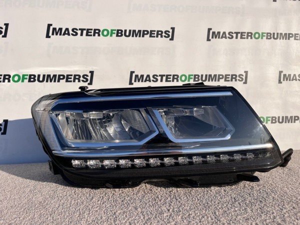 VW Tiguan Mk2 R Line Se 2016-2020 Drl Led Headlight Right Side Off Side Genuine VW Tiguan Mk2 R Line Se 2016-2020 Drl Led Headlight Right Side Off Side Genuine