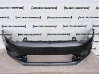 VW Polo Se Bluemotion 6c 2014-2017 Front Bumper No Pdc +jets Genuine [v608]