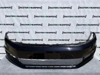 VW Touran Se Mk2 2015-2020 Front Bumper Black 6 Pdc + Jets Genuine [v533]